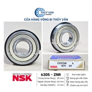 NSK round and spherical ball bearings with brake and brake grooves 6305 6306 6307 ZNR