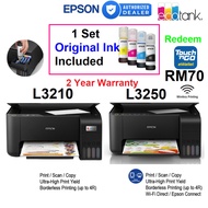 Epson EcoTank L3250 WIFI / L3110 / L3210 / L3150 / l3250 / L3256 Wi-Fi All-In-One Ink Tank Printer