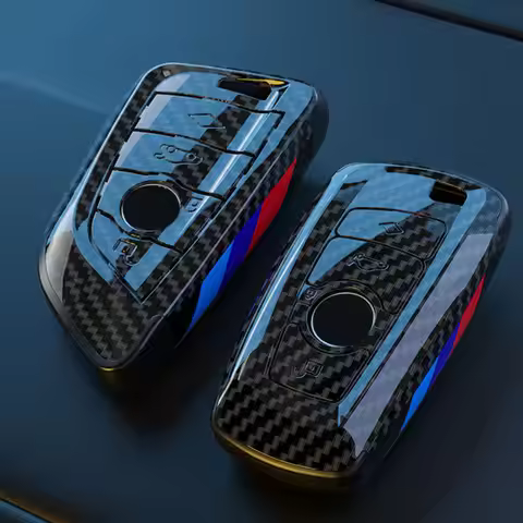 Carbon Fiber Colored Remote Control Keybox Housing Suitable For BMW F10 F20 F22 F30 F32 F48 F15 F25