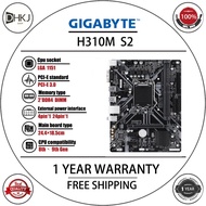 USED Gigabyte PRIME H310M S2 motherboard supports Intel LGA-1151 DDR4 2666MHz, SATA 6Gbps  (INTEL 8.