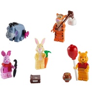 Lego Ideas CUUSOO 21326 Winnie the Pooh Tigger Rabbit Piglet Eeyore with Bow Minifigure with Accesso