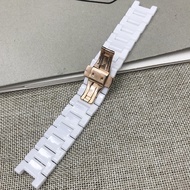 FOLLI FOLLIE White Ceramic Strap 20MM Austrian Mouth Strap Ladies Watch Accessories