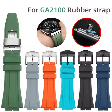 GM2100 GA2100 Rubber Strap Refit Accessories For Casioak G-SHOCK GA-2100/2110 GM-2100 Bracelet Mod k