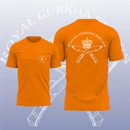 GURKHA Men's Cotton T-Shirt Royal Army s Forces Tee TOP Cap Beret Emblem s-5xl