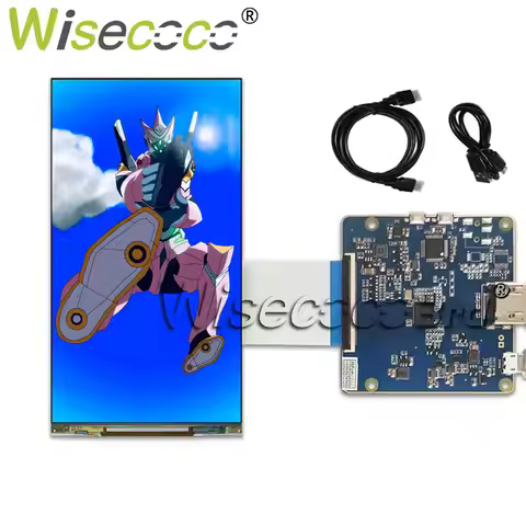 6 Inch 2K Screen 1440x2560 LCD Screen Module Raspberry Pi PC Display MIPI Driver Board Wisecoco Disp