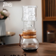Bincoo เครื่องชงกาแฟชงเย็นแก้วกาต้มน้ำหยดเย็น,เครื่องหม้อน้ำแข็งกาแฟขวด400nl กรองเย็น