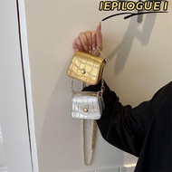 IEPILOGUE1 Crossbody Bags, PU Mini Shoulder Bag, Cute Simplicity Versatile Chain Handbag Lipstick