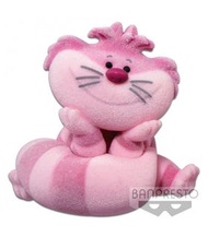 全新有盒 Disney Cutte Fluffy Puffy Chat Du Cheshire Cat figure