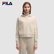 FILA CORE FILA MILANO Women Hooded Jacket（Beige)