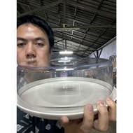 3-Pound ceramic cake Box 12-Inch Plate tray Width 30.5x11.7 Inside 27.3x8 For 3-Pound Comes With A C