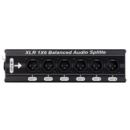 XLR6.5 Balanced Audio Splitter Splitter XLR 1X6 Balanced Audio Splitter
