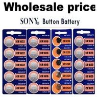 2CARD 10PCS PRICE Wholesale  Battery Button SONY cr1632 cr1620 cr1616 cr1220 1632 1616 1620 1212
