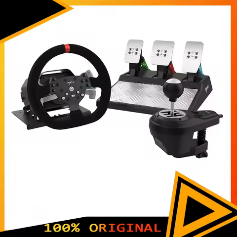 Pxn V10 Steering Wheel Gaming Controller Wired Force 900 Rotation Game Steering Wheel For Ps3/Ps4/Sw