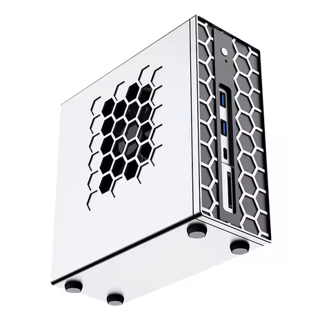 Topton Gaming AI Mini PC AMD Ryzen AI Max+395 Radeon 8060S 128GB LPDDR5 4*M.2 NVMe NAS Firewall Comp