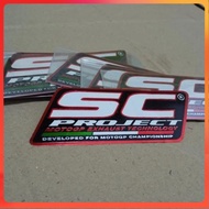SC PROJECT RACING EXHAUST EMBLEM BRAND