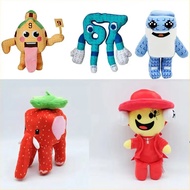 25cm New Steal A Brainrot Sammy Jandel Strawberry Elephant Plush Doll Anime Peripherals Toy Hallowee