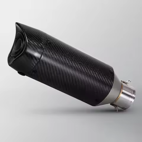 Motorcycle Exhaust Tail Tube Kit Universal 51MM Interface Muffler With DB Killer For RC390 Z250 FZ6N
