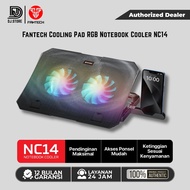 Fantech Cooling Pad RGB Notebook Cooler NC14 Laptop Cooler Fan|| DJ Gadget Store
