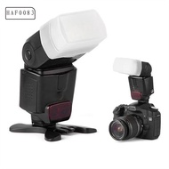 HAF0083 สำหรับ GODOX V860II V850II อุปกรณ์เสริมกล้อง สำหรับ SPEEDLITE 580EX II สำหรับ SPEEDLITE 580EX สำหรับ Yongnuo YN-560 ดิฟฟิวเซอร์กล้อง กล่องไฟแฟลช แฟลชดิฟฟิวเซอร์ ตัวกระจายแสงแฟลชแบบเด้ง