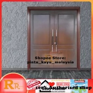 67" x 83"--- RRC1B Solid Wooden Door | Wooden Door | Solid Door | Pintu Kayu | Pintu Murah | Pintu Kayu Depan