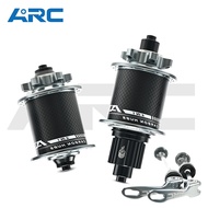 ARC MT010F/RCB PRO 32 Holes Thru Axle Quick Release 6 Pawls 3 Teeth MTB E-Bike Hub 100/142/135mm Car