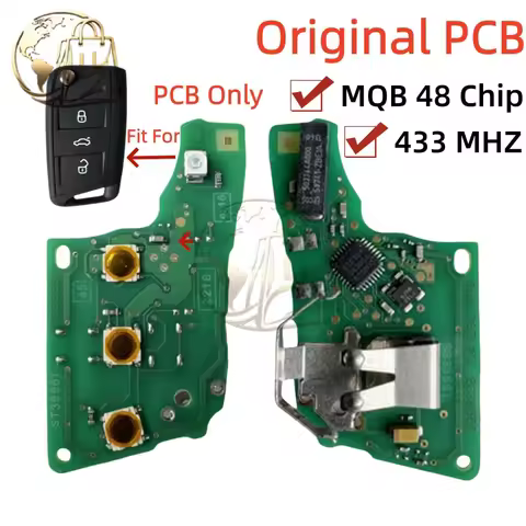 Original PCB For VW Seat Leon Ateca Golf7 MK7 Touran Polo Tiguan Skoda Octavia MQB48 For VW Remote C