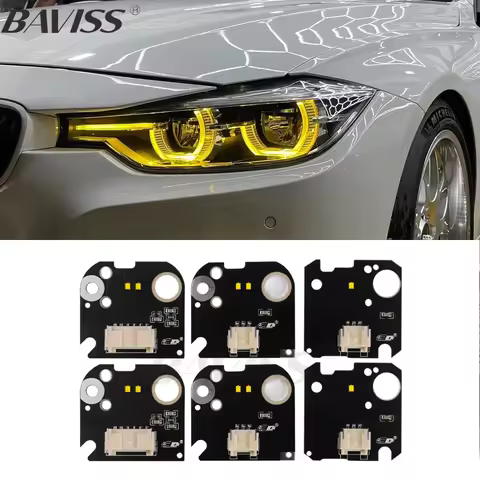 CSL Yellow Angel Eye DRL LED Boards For 2016-2019 BMW F30 F31 LCI 320i 328i 330i 340i LED Headlight 