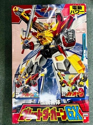 全新 初版 極罕 絕版 日版 勇者傳說 傳說之勇者 泰丹 GX泰安 電動 地球合體 獸王合體  傳說合體 雷霆達綱號 巨大版 大BOXSET 日本版 DX超合金 TAKARA出品