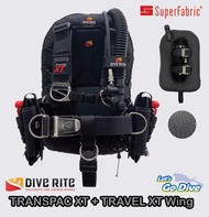 DIVE RITE - TRANSPAC XT + TRAVEL Wing Set - BCD - อุปกรณ์ดำน้ำ SCUBA - ชุดดำน้ำ