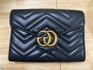 Gucci black marmont WOC ( wallet on chain)