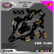 HONDA Decal Sticker CrfHONDA Full Body Decal Sticker Geico Awan Design 2219