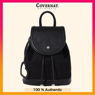 [SET] COVERNAT Cloverheart Classic Suede Backpack Black + Heart Mirror Keyring (2025 NEW)
