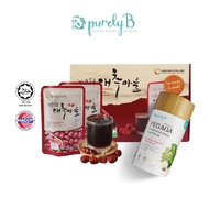 PurelyB Women Wellness Kit Pegaga (380g) + Korean Jujube Tea (10 Packs )