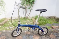 จักรยานพับได้ญี่ปุ่น - ล้อ 20 นิ้ว - เกียร์ 7 สปีด - อลูมิเนียม - Dahon Dove - สีน้ำเงิน [จักรยานมือ