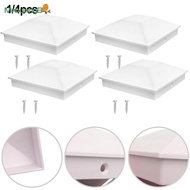 [MR]4x4 Post Cap Black(Actual 3.6" x 3.6") Protect Wood Post Sturdy Waterproof❀