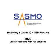 Samso Secondary 1 (Grade 7) - Gep Pratice 2020 Contest Problems with Full Solutions