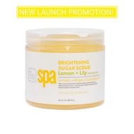 BCL SPA Sugar Scrub Brightening Lemon + Lily with Kojic Acid 16oz