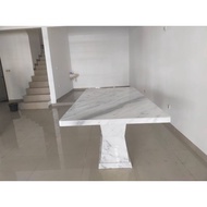 PUTIH White Marble Dining Table/Marble Dining Table