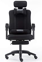 Office Chair Ergonomic Computer Chair, Home Office Chair, Reclining Mesh Staff Chair, Simple Lifting Chair,Black,Grey,C(chair) (Black) lofty ambition