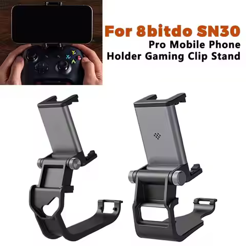 8BitDo Mobile Phone Holder Gaming Clip Stand For Xbox Controller, SN30 Pro, Aluminum Alloy Wireless 