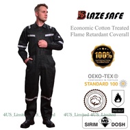 BLAZESAFE FIRE RETARDANT COVERALL FRC (SIRIM) -PPE SAFETY COVERALL