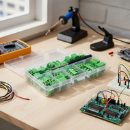 60 piece PCB screw terminal block connector 2/3 pin 5mm pitch 0.2inch can be spliced TN-T03G  60 Kep