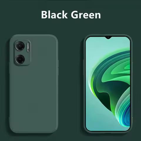 For Xiaomi Redmi Note 11E Case for Redmi Note 11E Shell Liquid Silicone soft skin capa bumper Phone 