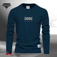 Wadezi9 Text Silver Long Sleeve Cool T-Shirt Long Sleeve T-Shirt / Latest Long Sleeve Distro T-Shirt