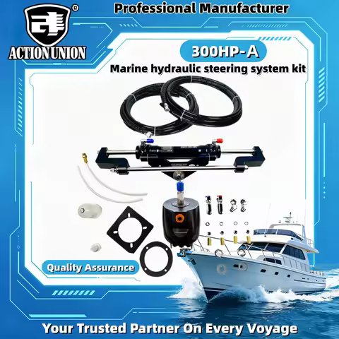 Yacht Marine Hydraulic Steering System Device 90HP-700HP Outboard Motor Hydraulic Steering System Ma
