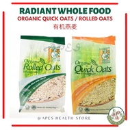 Radiant Organic Quick Oats / Organic Rolled Oats 500g