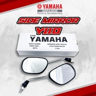 SIDE MIRROR YAMAHA Y15 LC135 NVX 155 SRL 115 SRL110 Y125 FZ150 EGO NOUVO AVANTIZ SOLARIZ BLACK / CHR