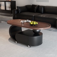 Living Room Simple Small Apartment Premium Slate Modern Household Mobile Oval Sofa Light New Style L