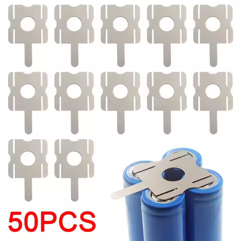 50Pcs 4S 18650 Lithium Battery Pack Replace Spot Welding Nickel Sheet U-Shaped For Computer Battery 