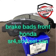 HONDA CIVIC SR4,S04,SEL,SAA FRONT BRAKE PAD AKEBONO